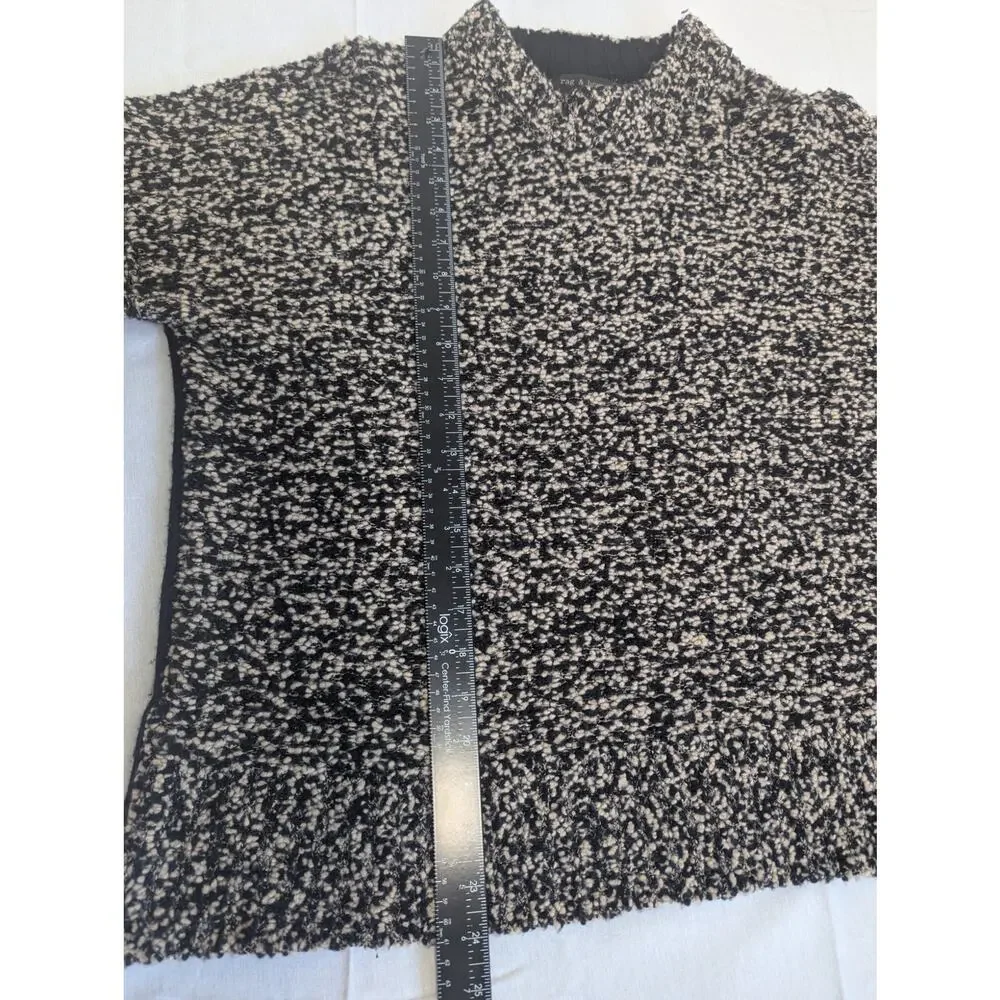 Rag & Bone Wool Blend Raglan Sleeve Crew Neck Sweater